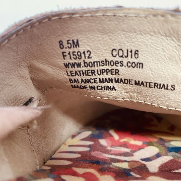 BORN 8.5 Pink Castries Suede Slip On Comfort Espadrilles Boho Chic Casual Loafer - Picture 15 of 16